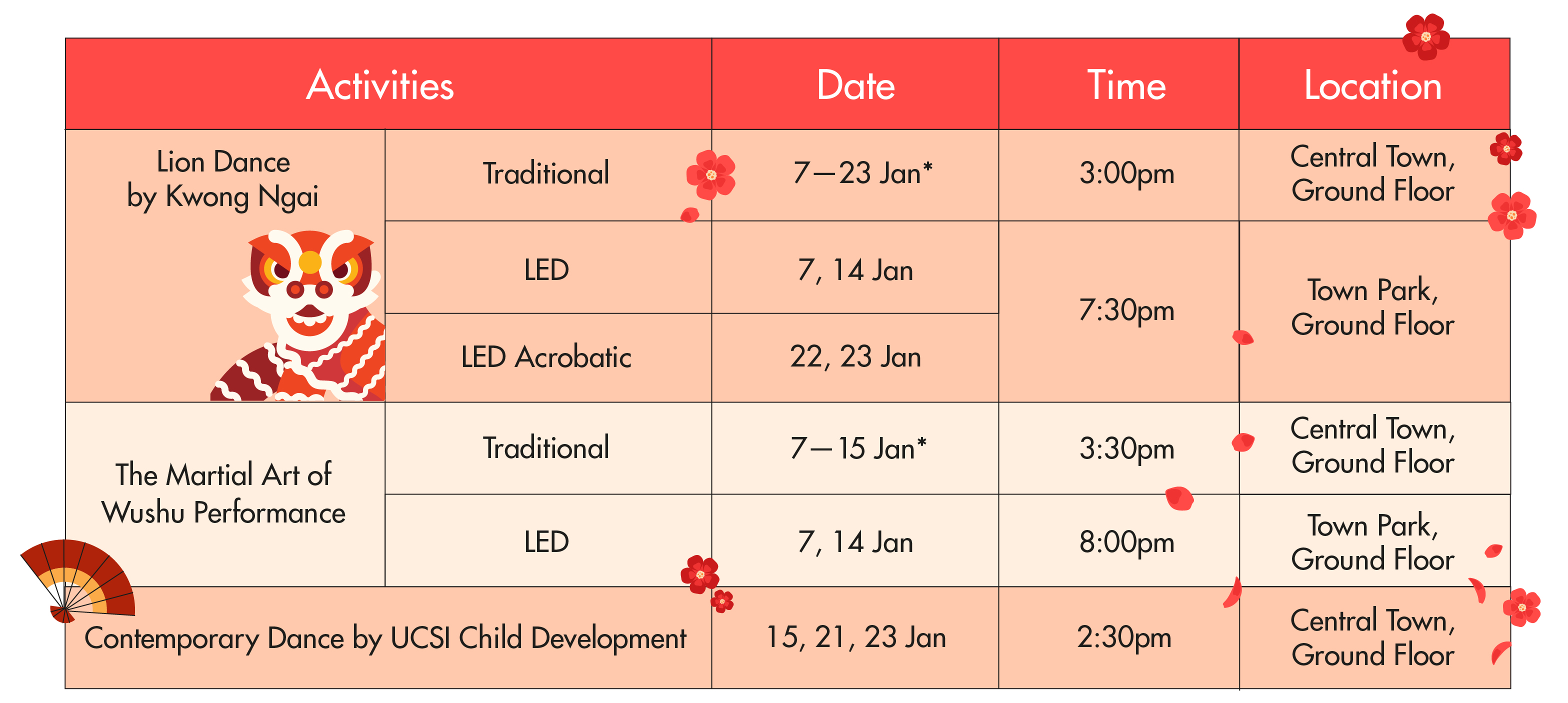 Chinese New Year 2023 Activity KV (timetable) New Ver 01 